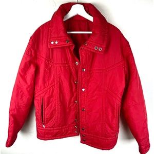 Vintage White Stag Action Sport Ski Men Snowsuit Skisuit